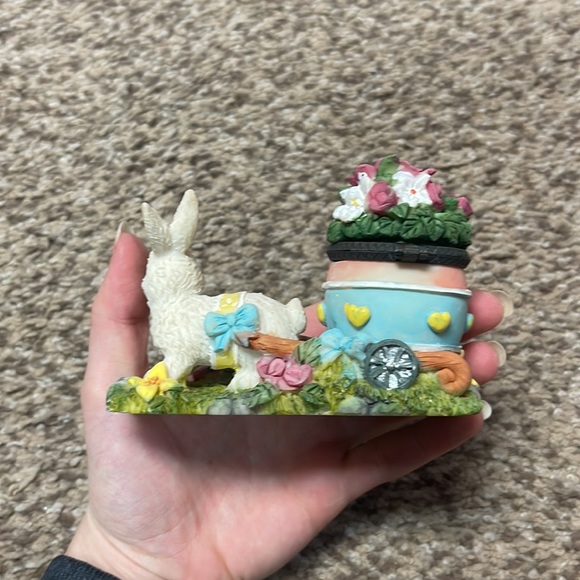 Bunny Knick knacks trinket and jewelry holder decor spring Easter - Picture 5 of 9